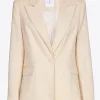 Blazer met fijne textuur