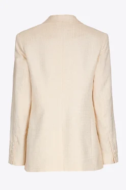 Blazer met fijne textuur