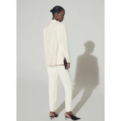 Blazer met fijne textuur
