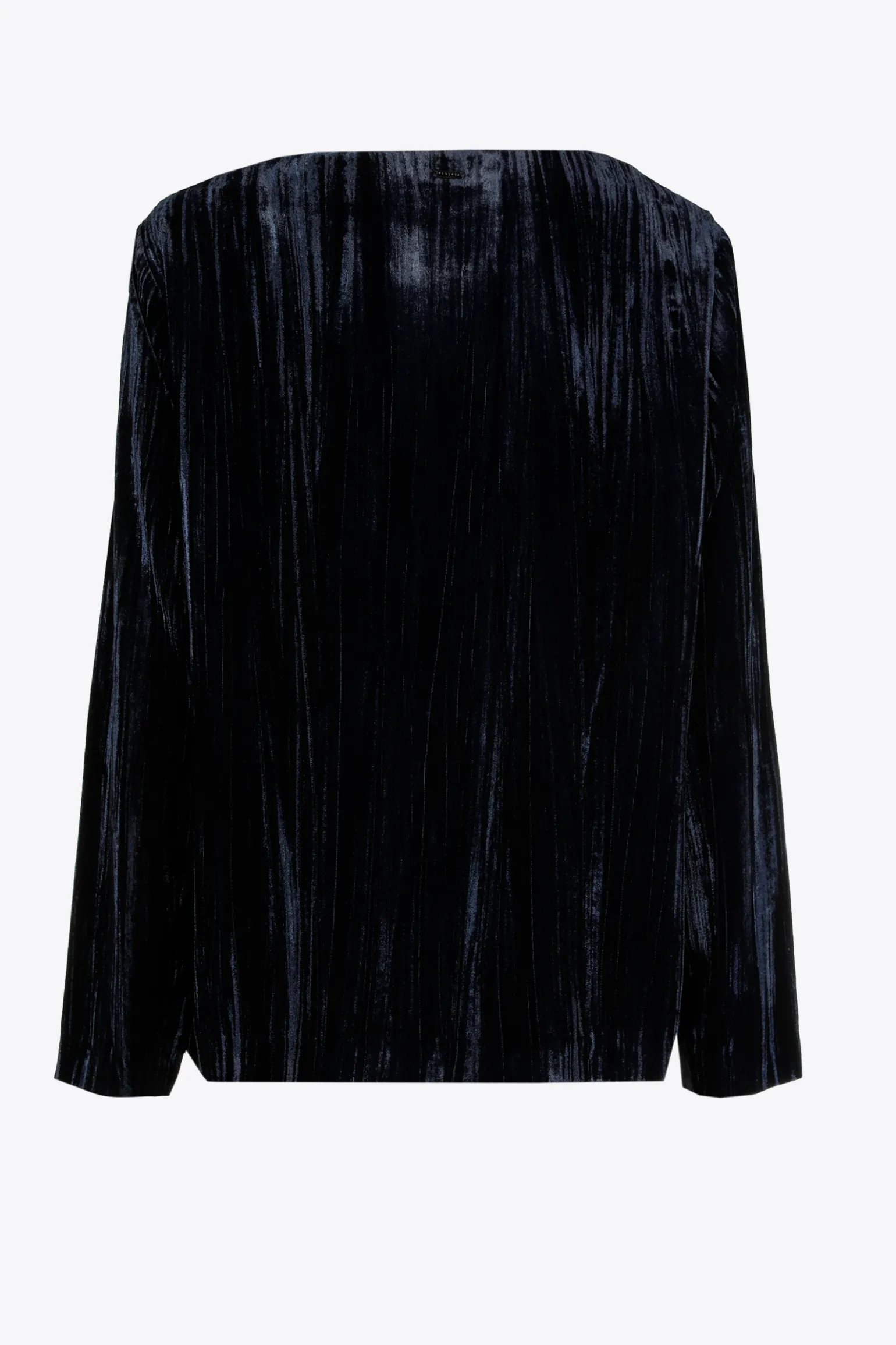 Blouse in crushed fluweel