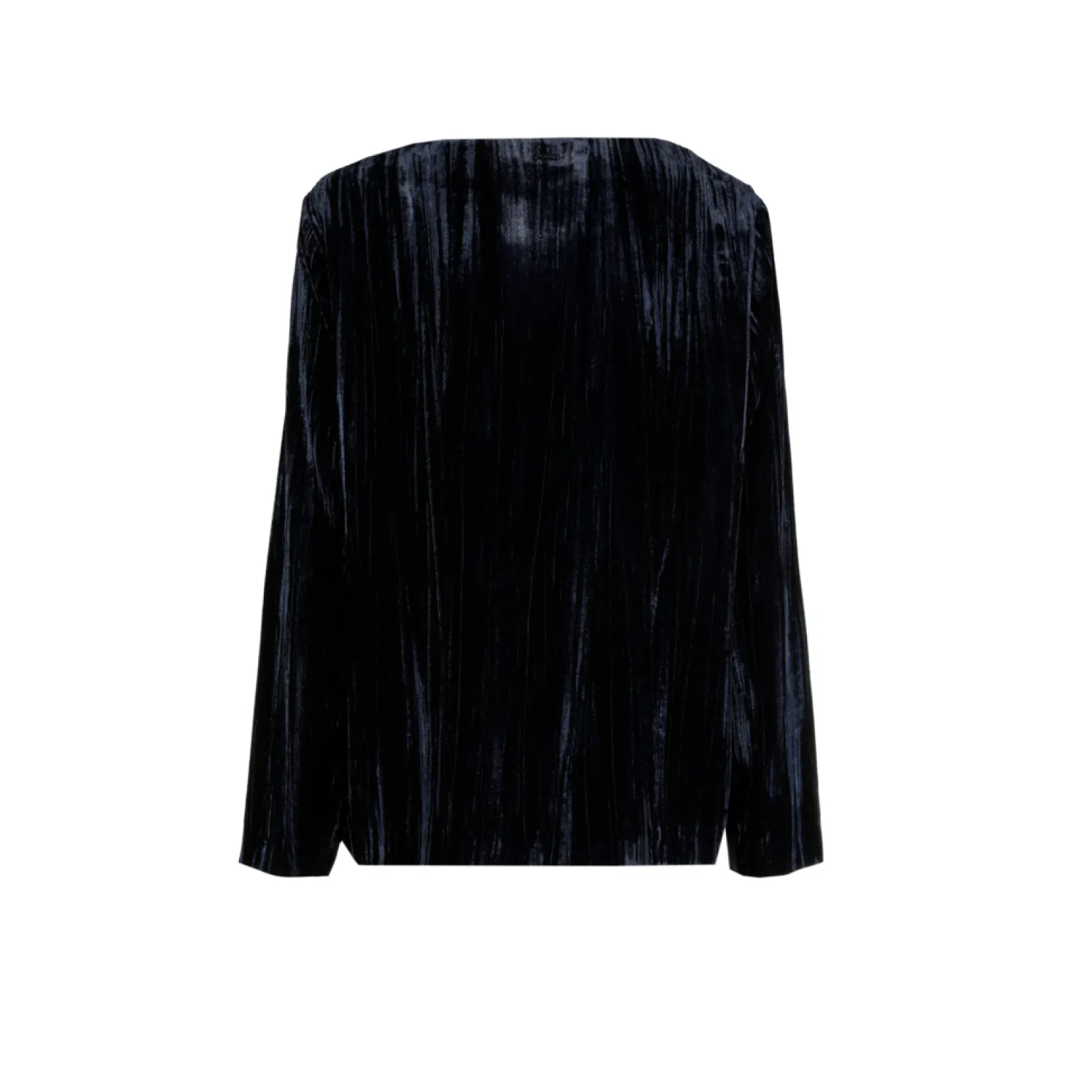 Blouse in crushed fluweel