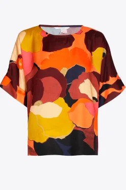 Blouse met bloemenprint