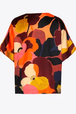 Blouse met bloemenprint