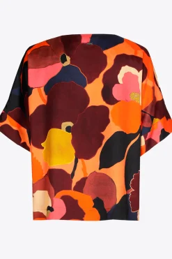 Blouse met bloemenprint
