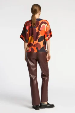 Blouse met bloemenprint