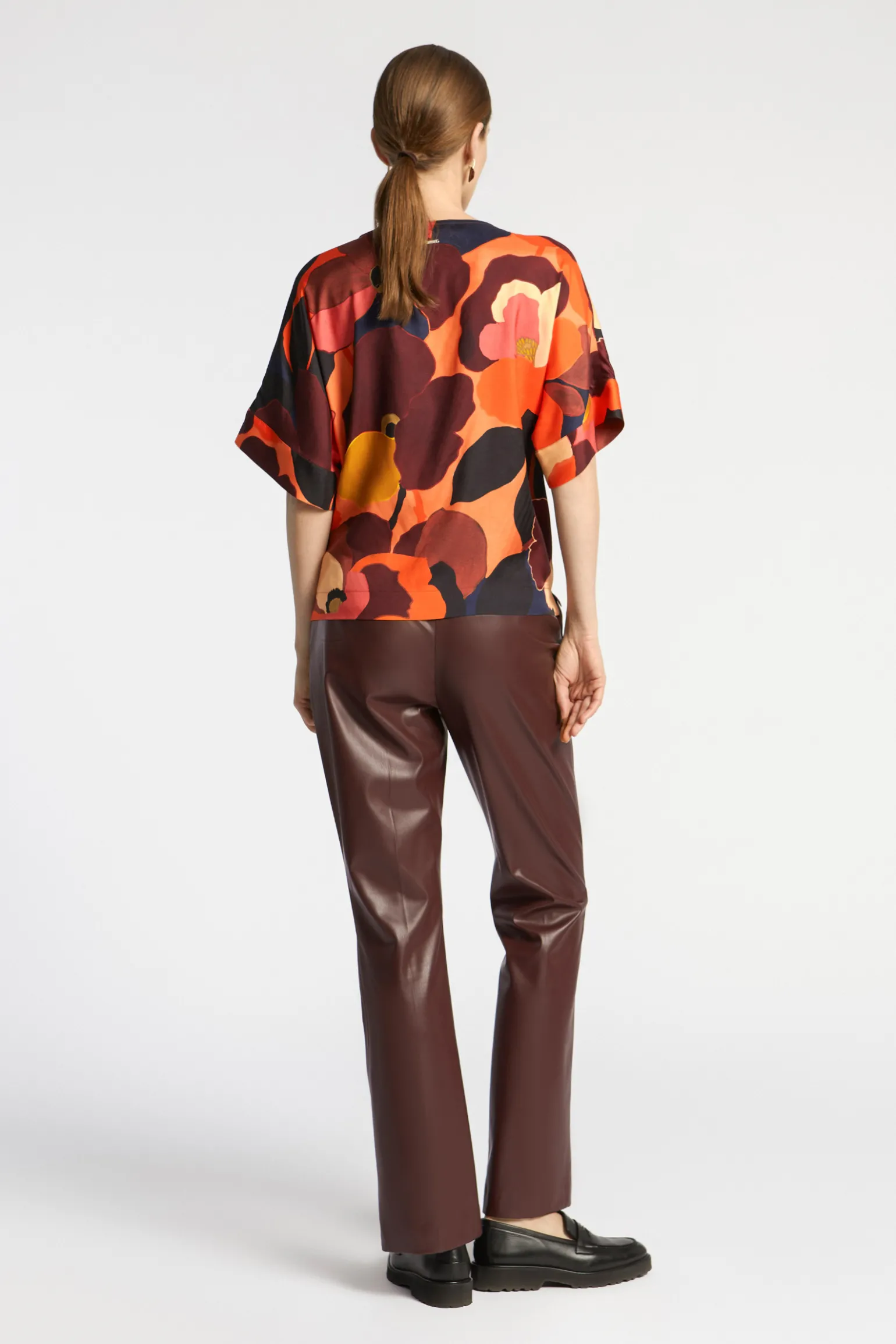 Blouse met bloemenprint