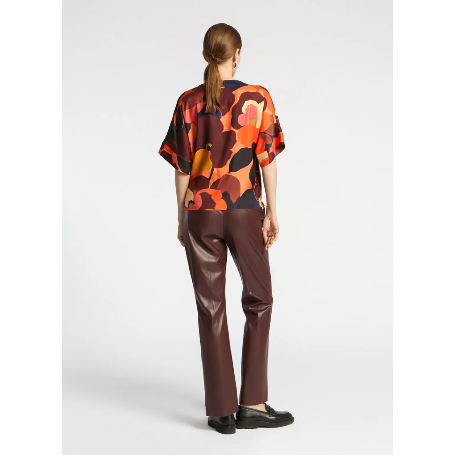 Blouse met bloemenprint