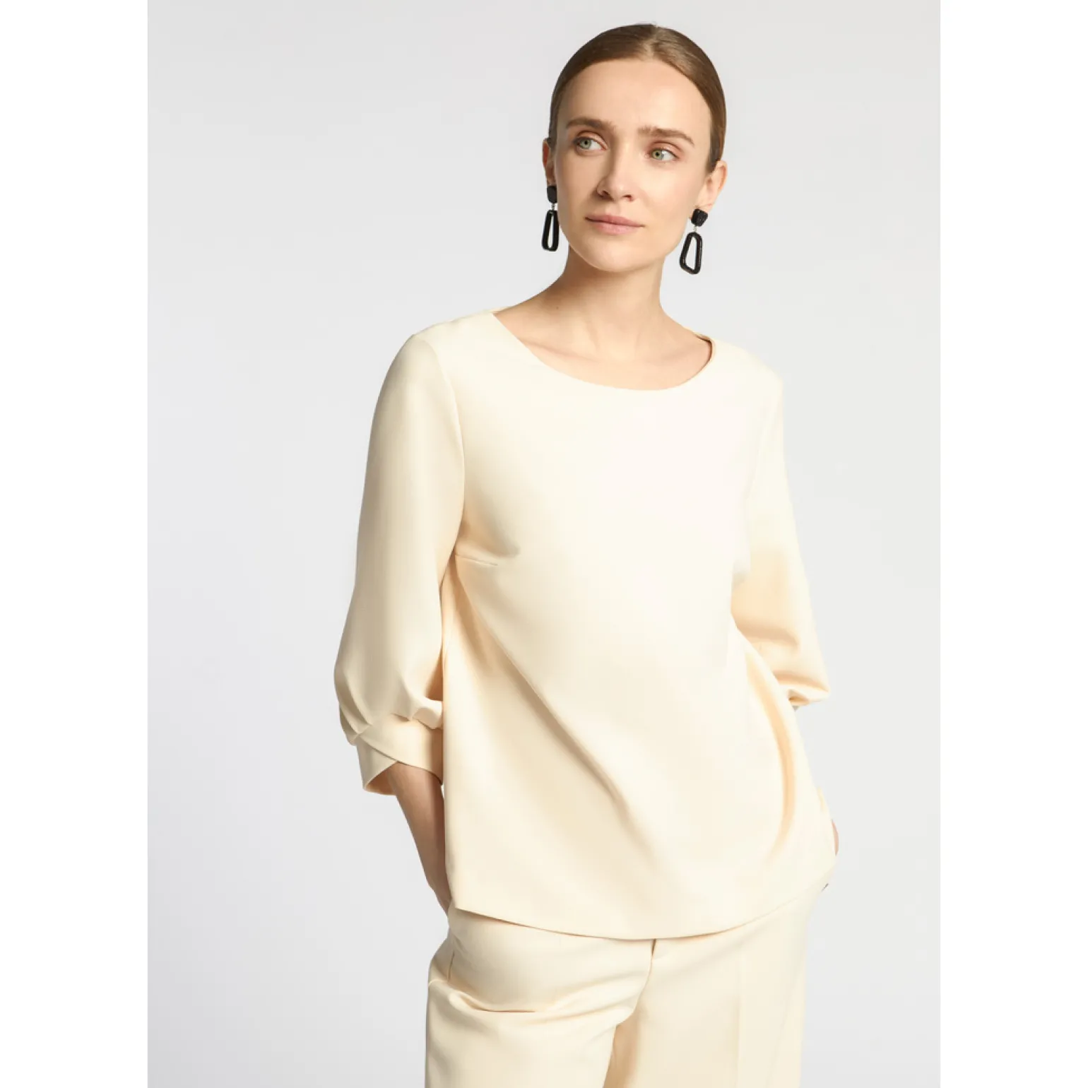 Blouse met elegant mouwdetail