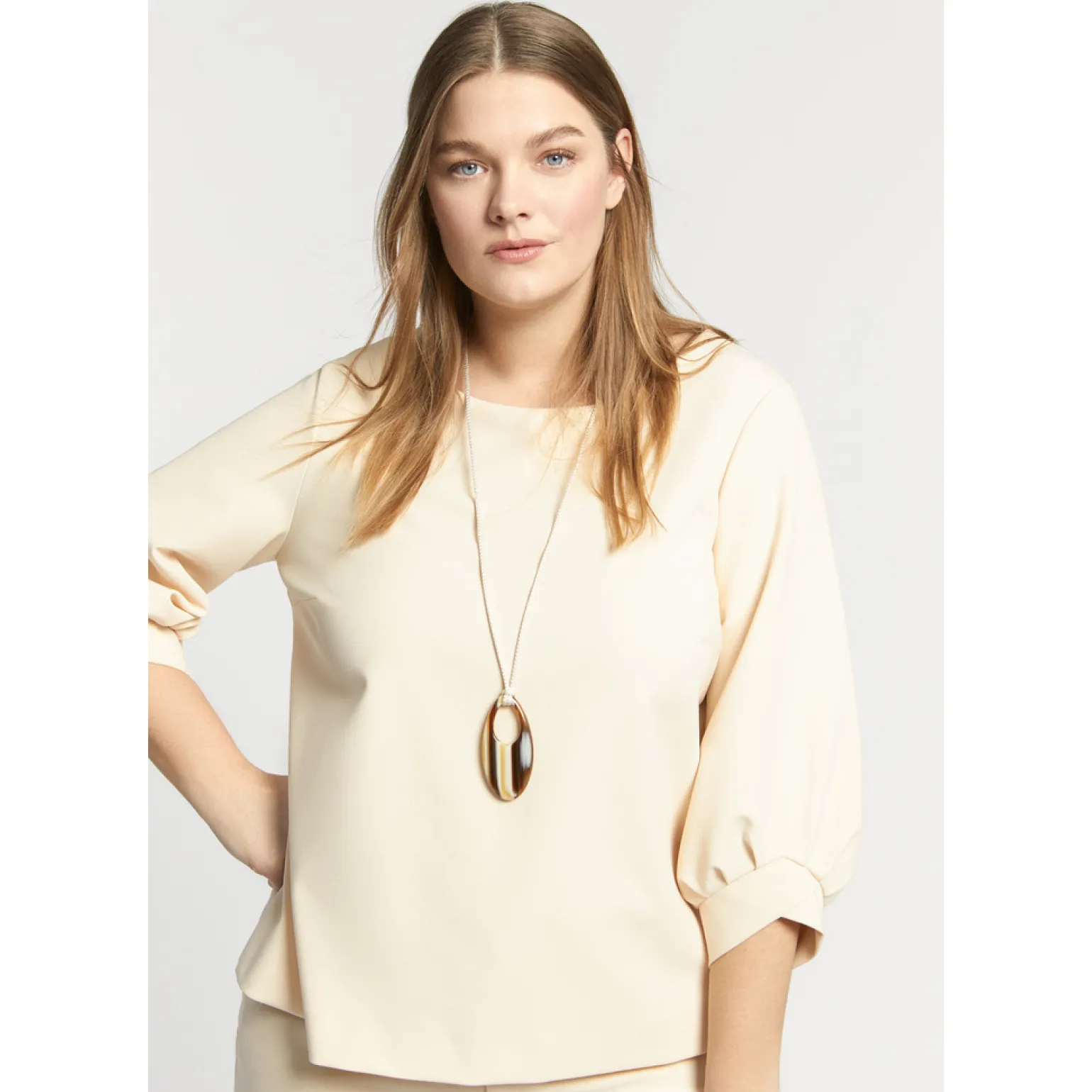 Blouse met elegant mouwdetail
