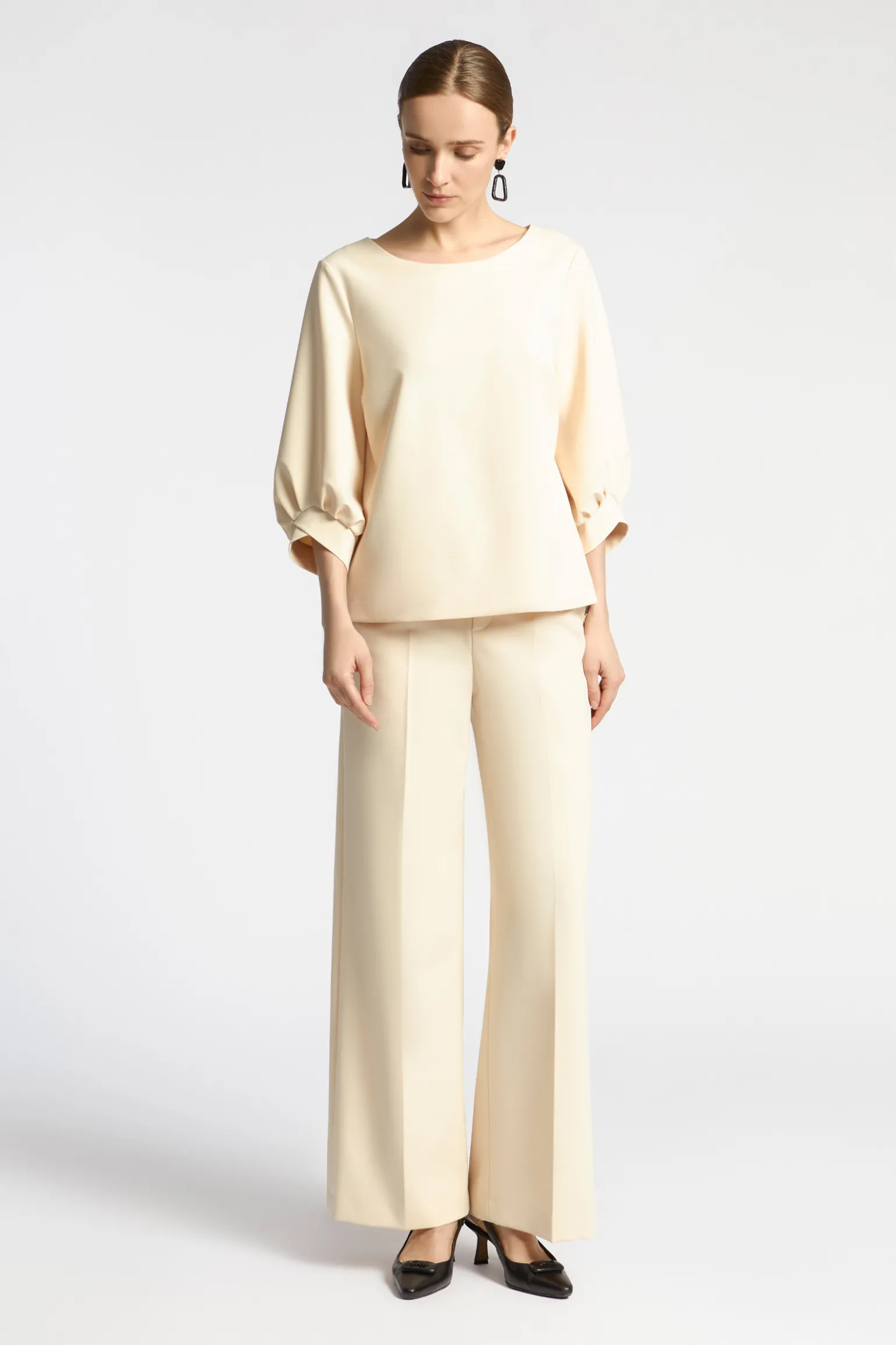 Blouse met elegant mouwdetail