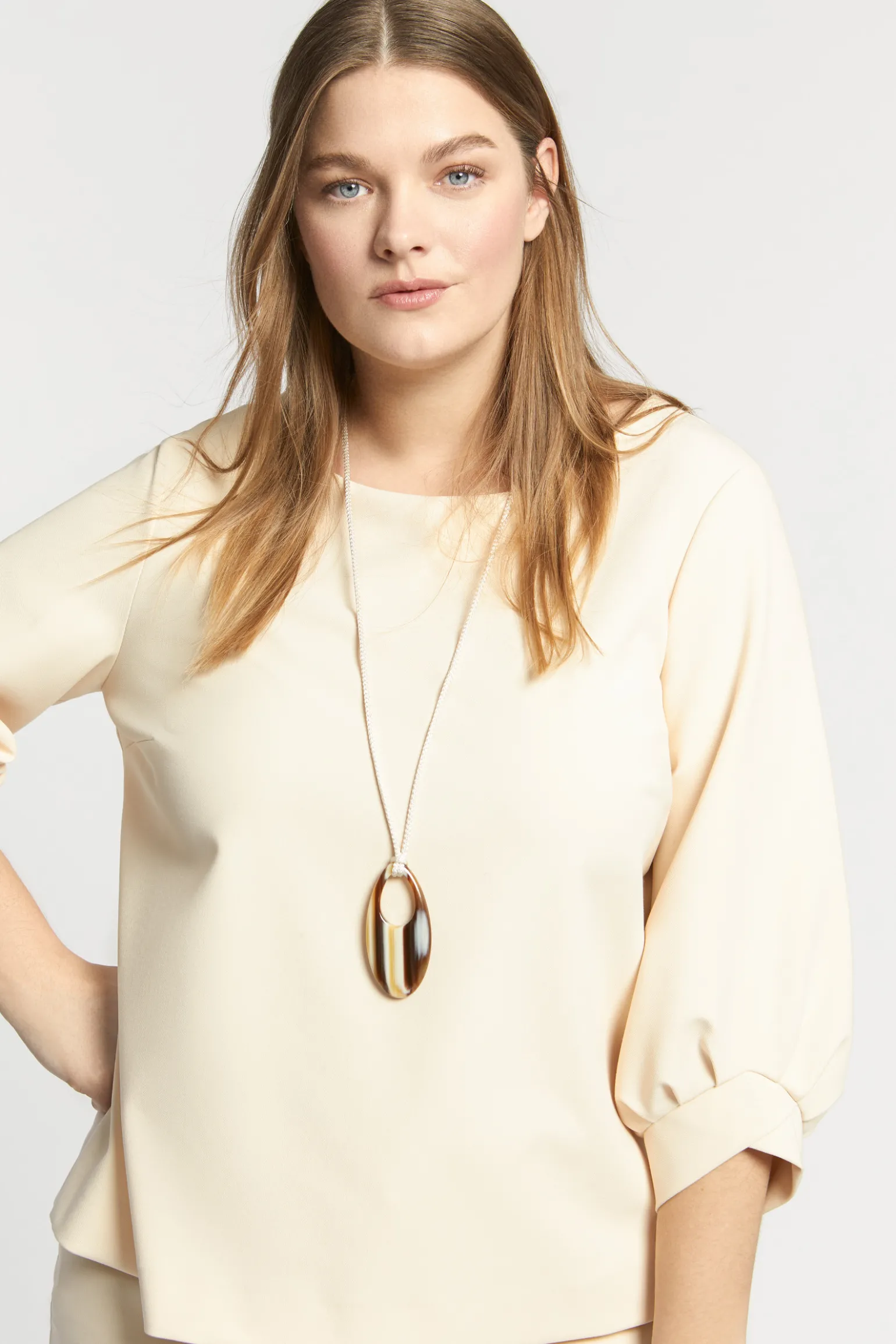 Blouse met elegant mouwdetail