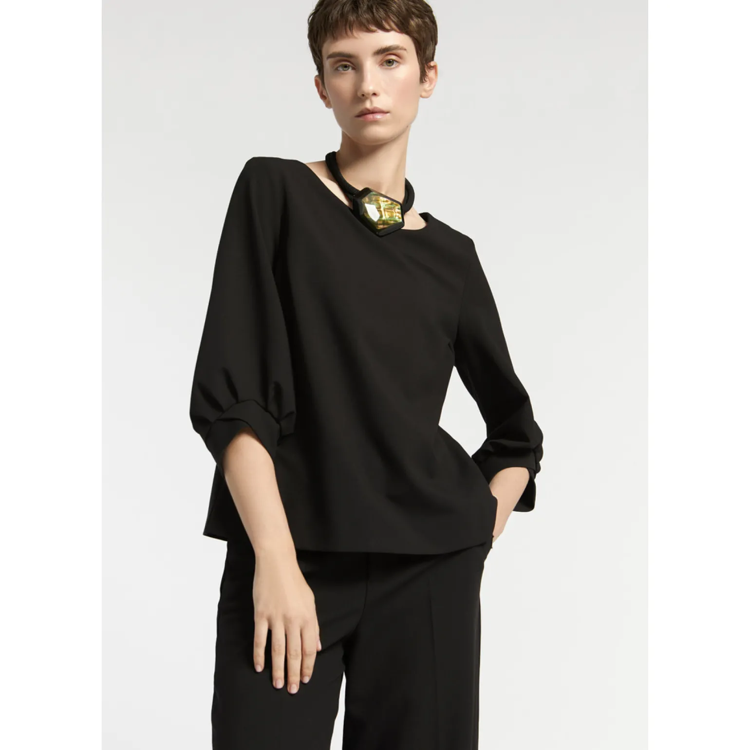 Blouse met elegant mouwdetail