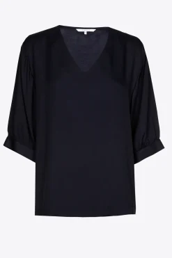 Blouse met gefronste mouwen