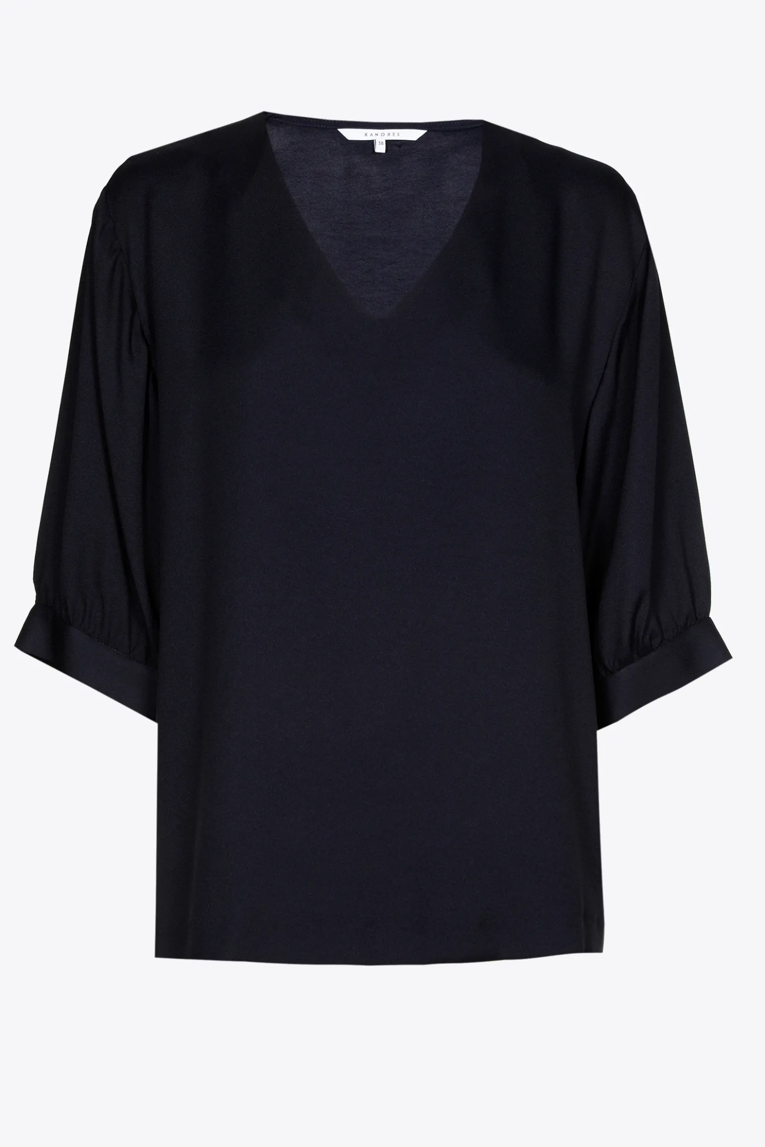 Blouse met gefronste mouwen