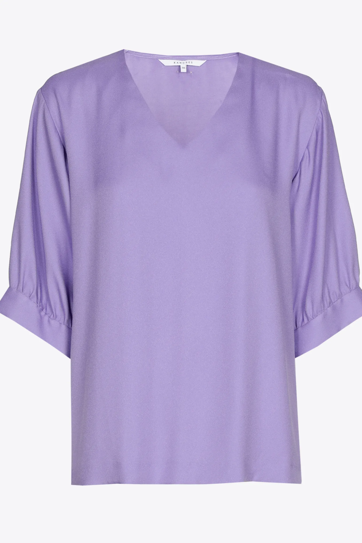 Blouse met gefronste mouwen
