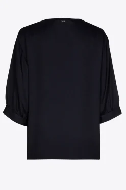 Blouse met gefronste mouwen