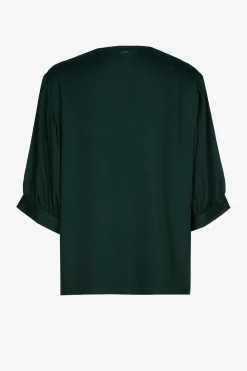 Blouse met gefronste mouwen