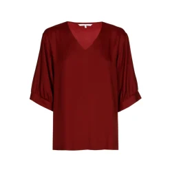 Blouse met gefronste mouwen
