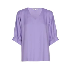 Blouse met gefronste mouwen