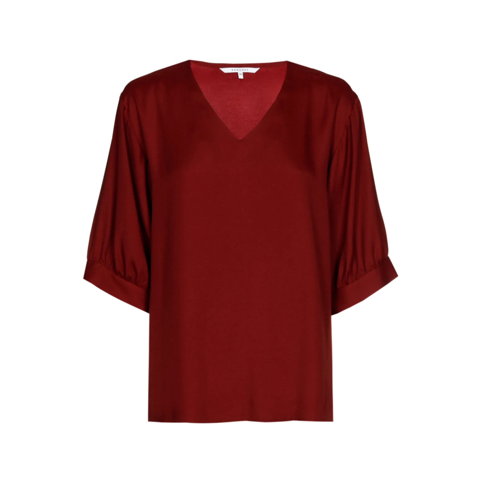 Blouse met gefronste mouwen
