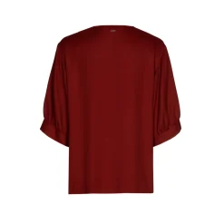 Blouse met gefronste mouwen