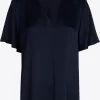 Blouse met korte mouwen