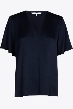 Blouse met korte mouwen
