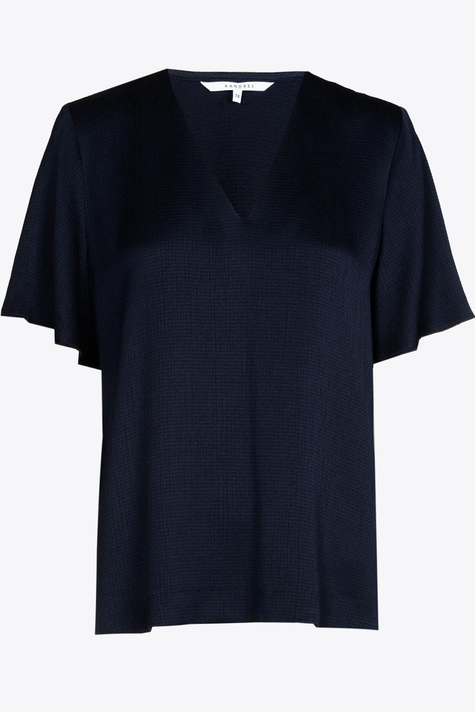 Blouse met korte mouwen