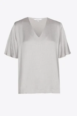 Blouse met korte mouwen