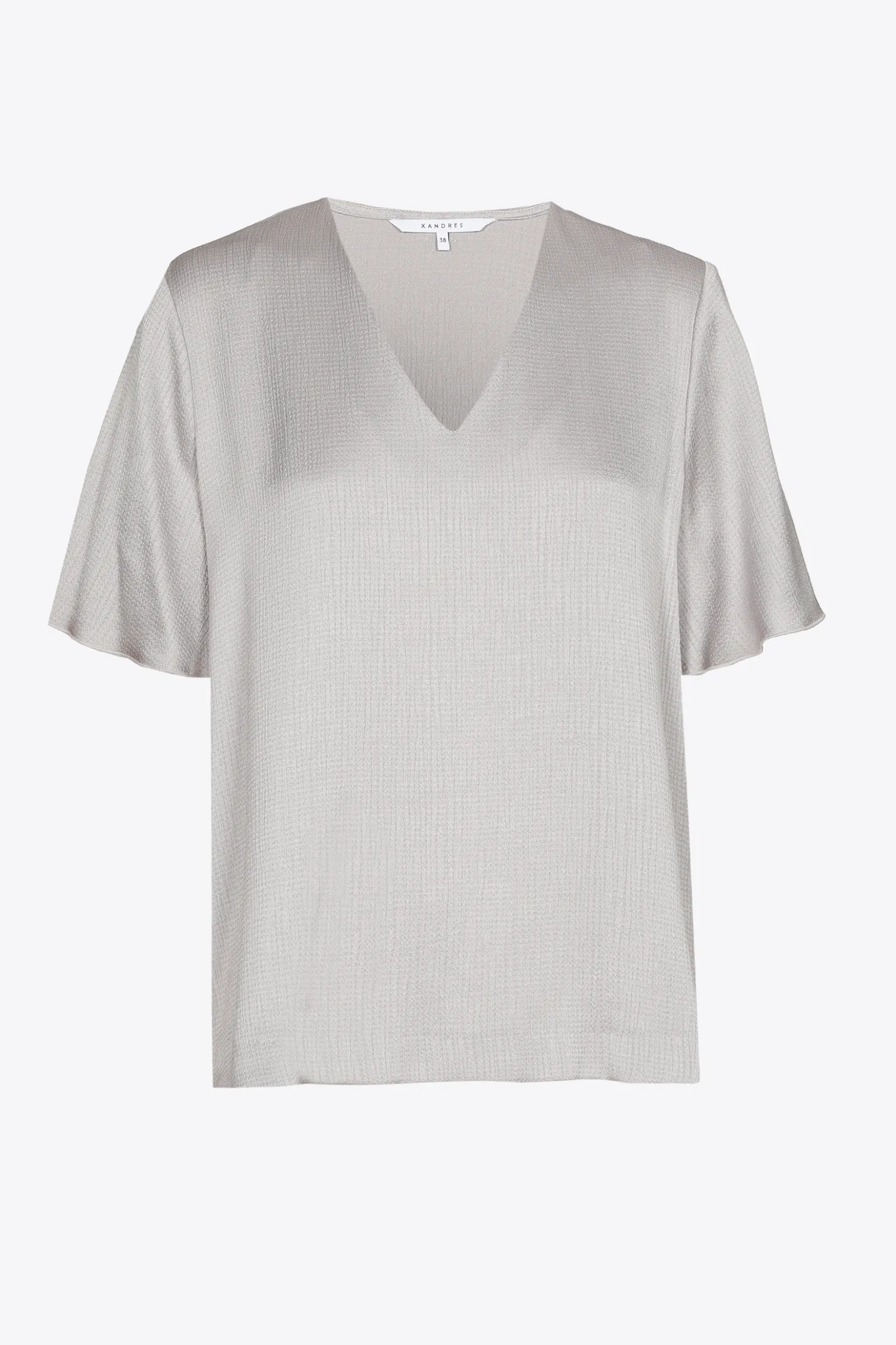 Blouse met korte mouwen