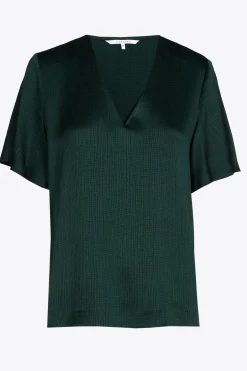 Blouse met korte mouwen