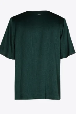 Blouse met korte mouwen