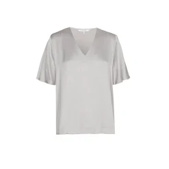 Blouse met korte mouwen