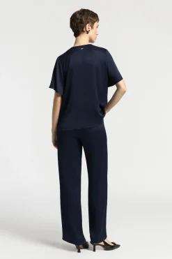 Blouse met korte mouwen