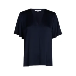 Blouse met korte mouwen