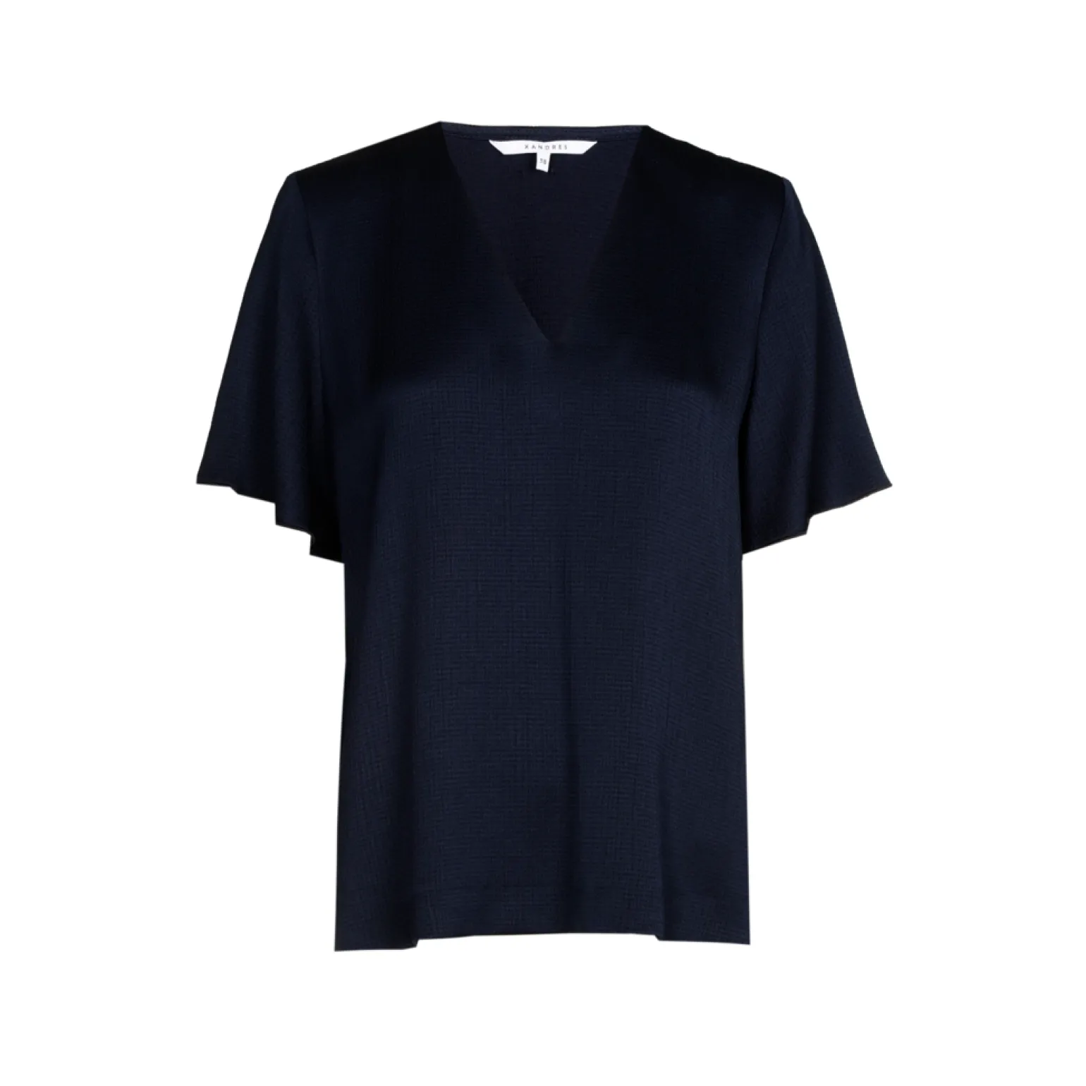 Blouse met korte mouwen