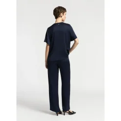 Blouse met korte mouwen