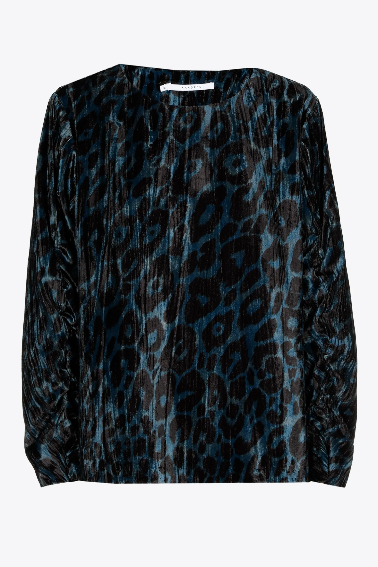 Blouse met luipaardprint