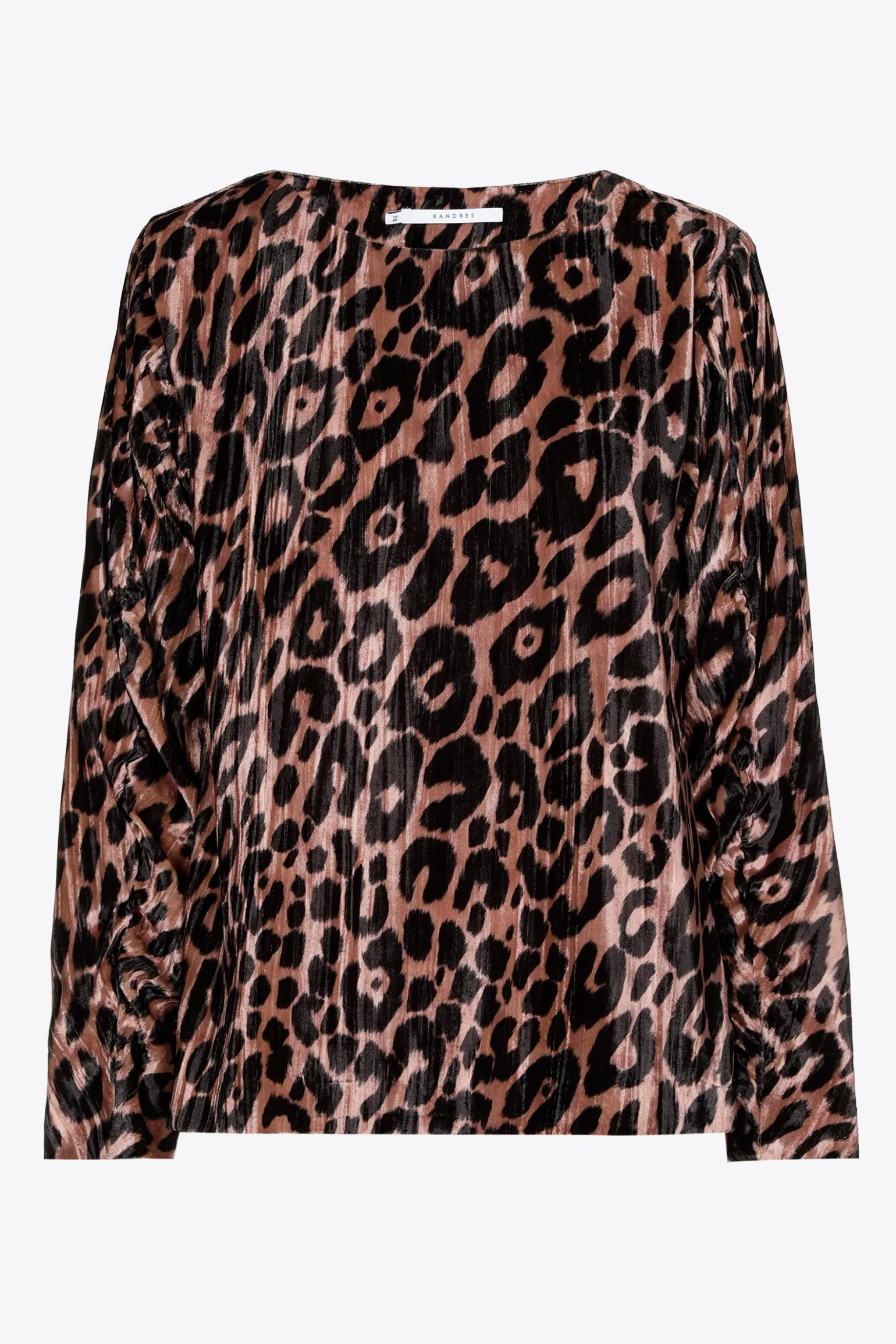 Blouse met luipaardprint