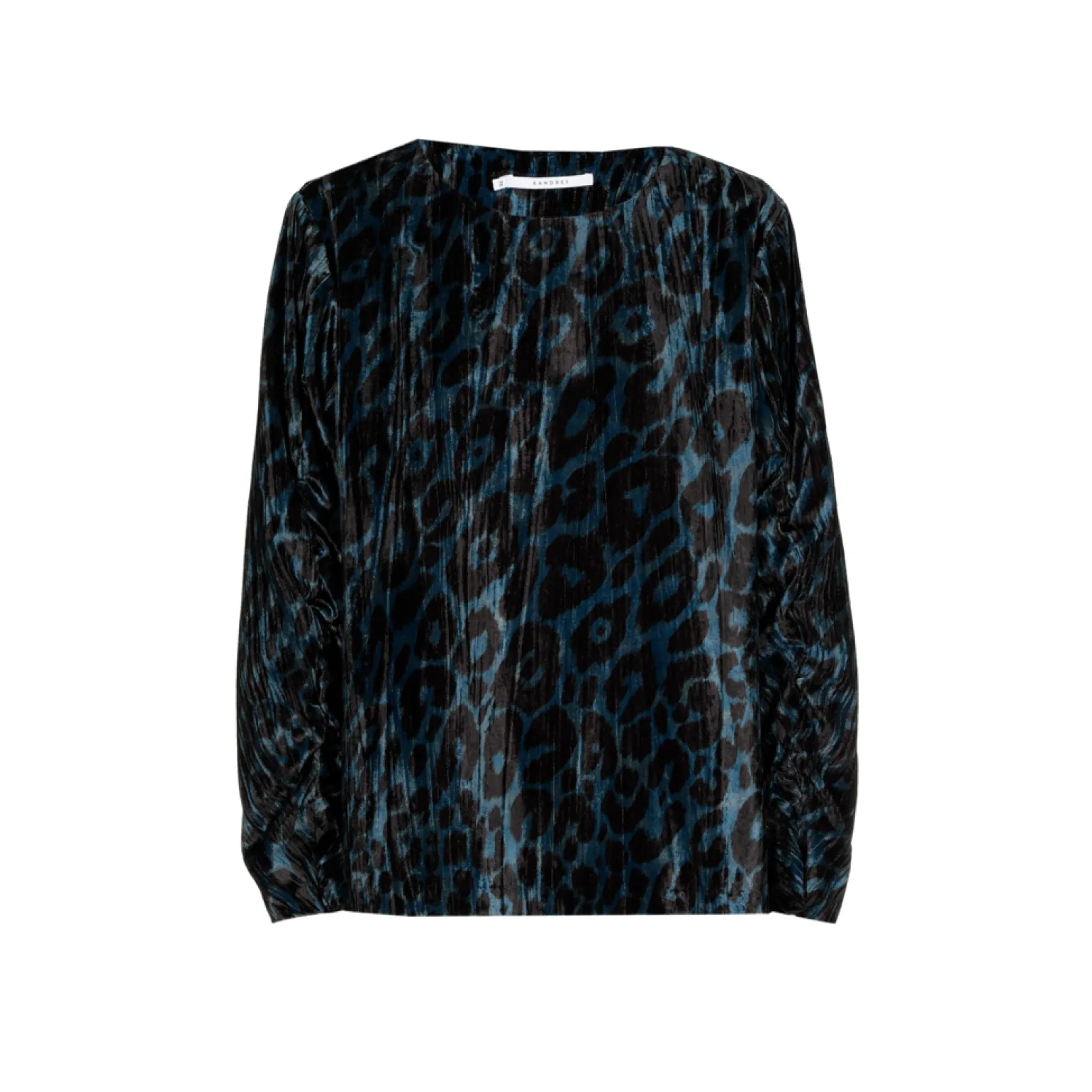 Blouse met luipaardprint