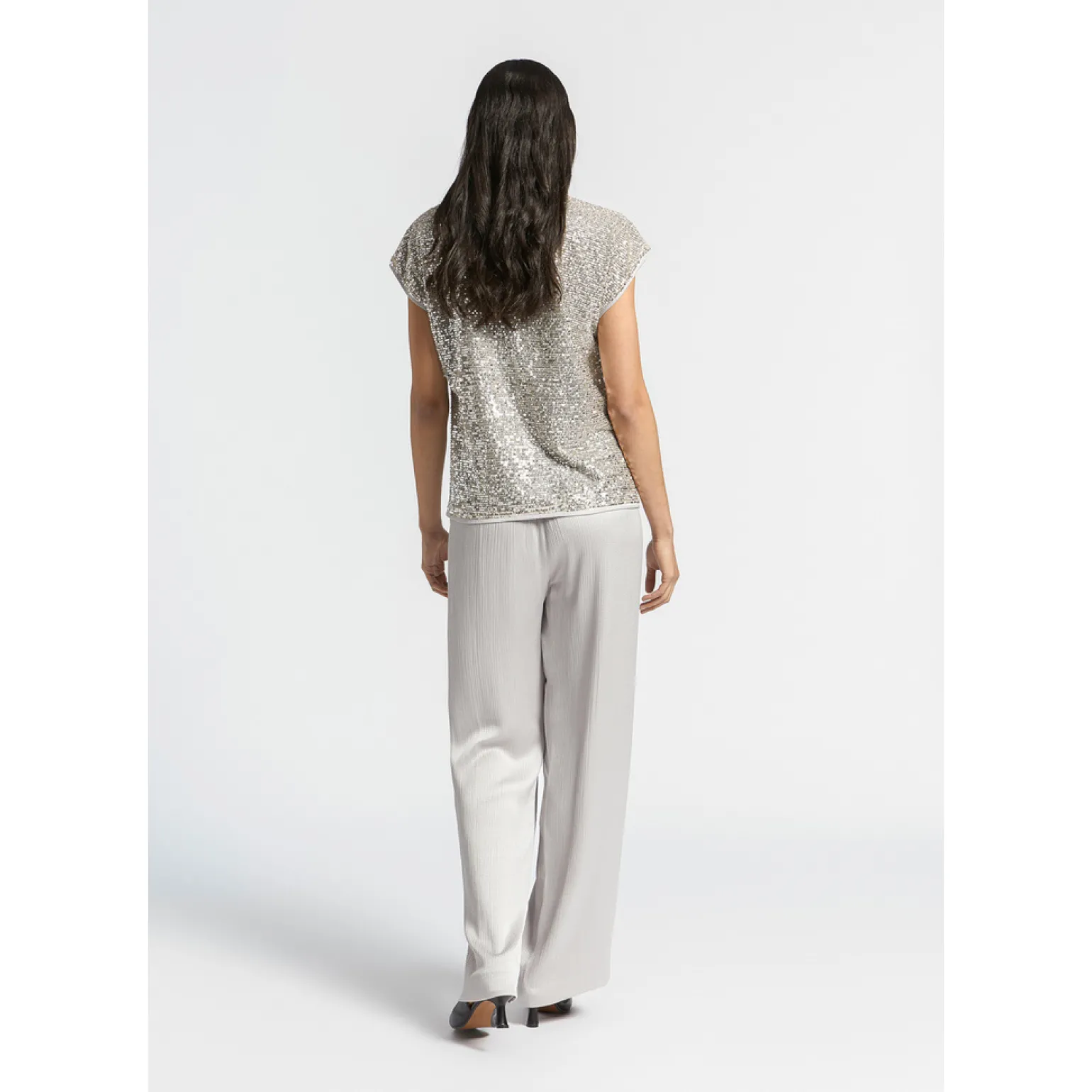 Blouse met pailletten