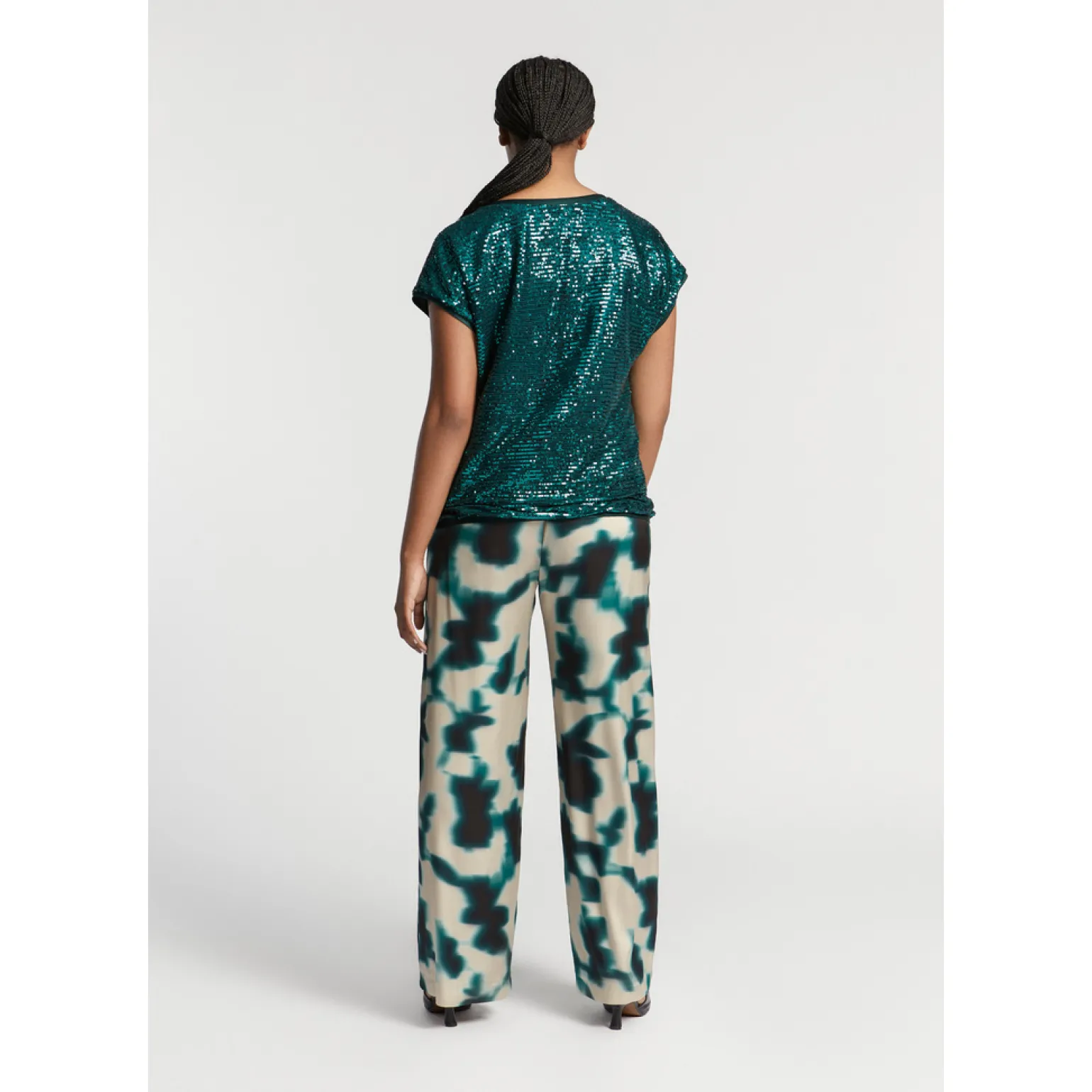 Blouse met pailletten