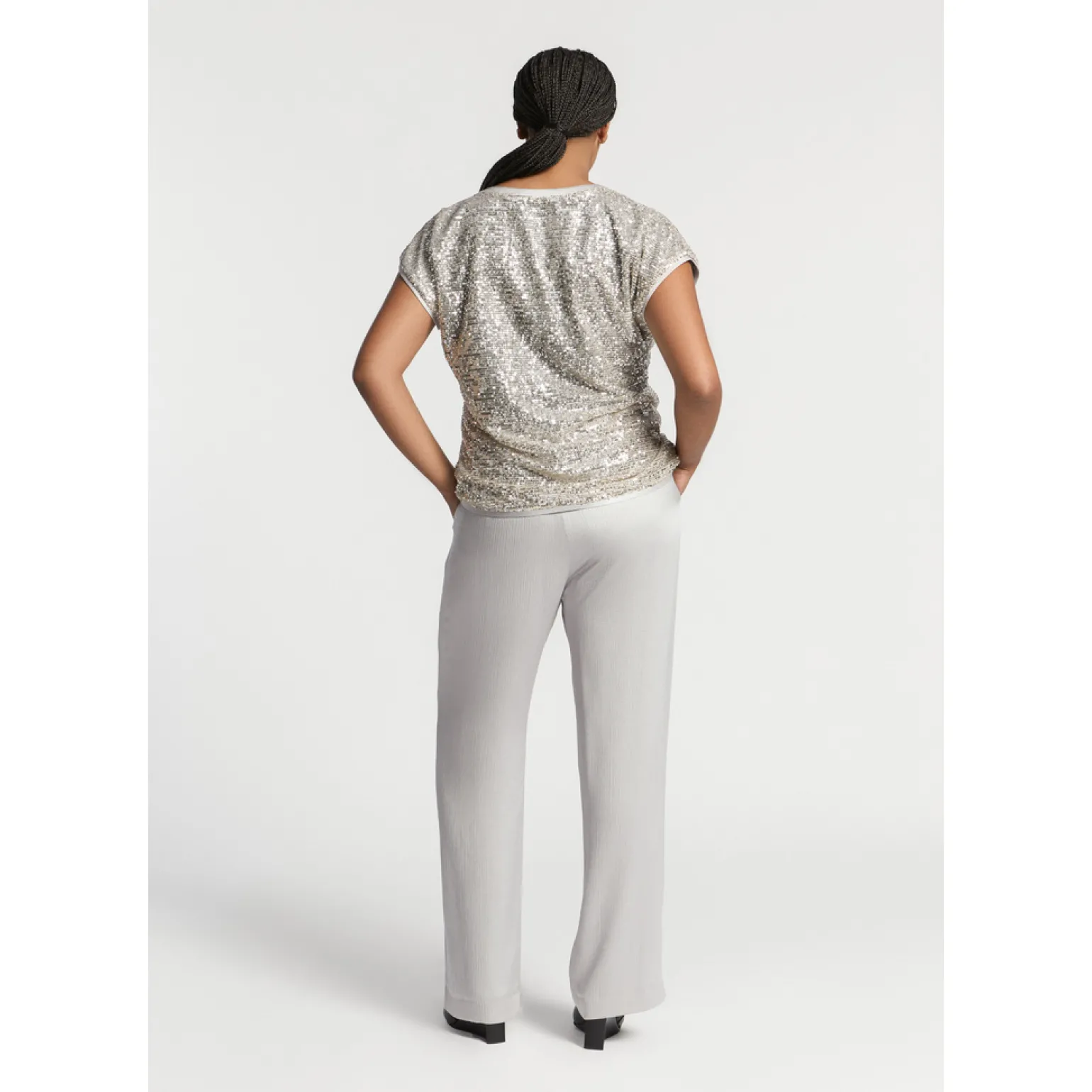 Blouse met pailletten