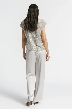Blouse met pailletten
