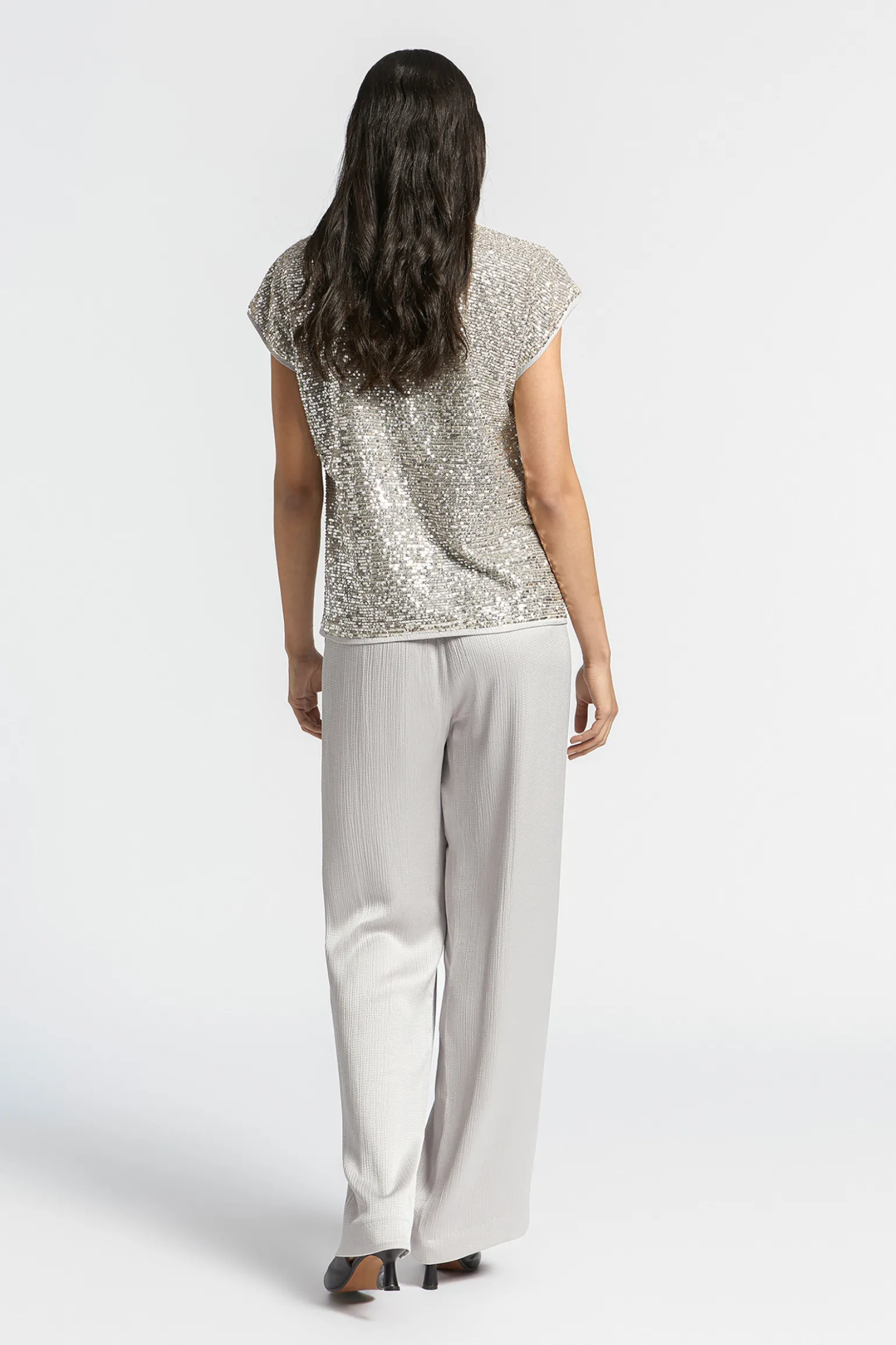 Blouse met pailletten
