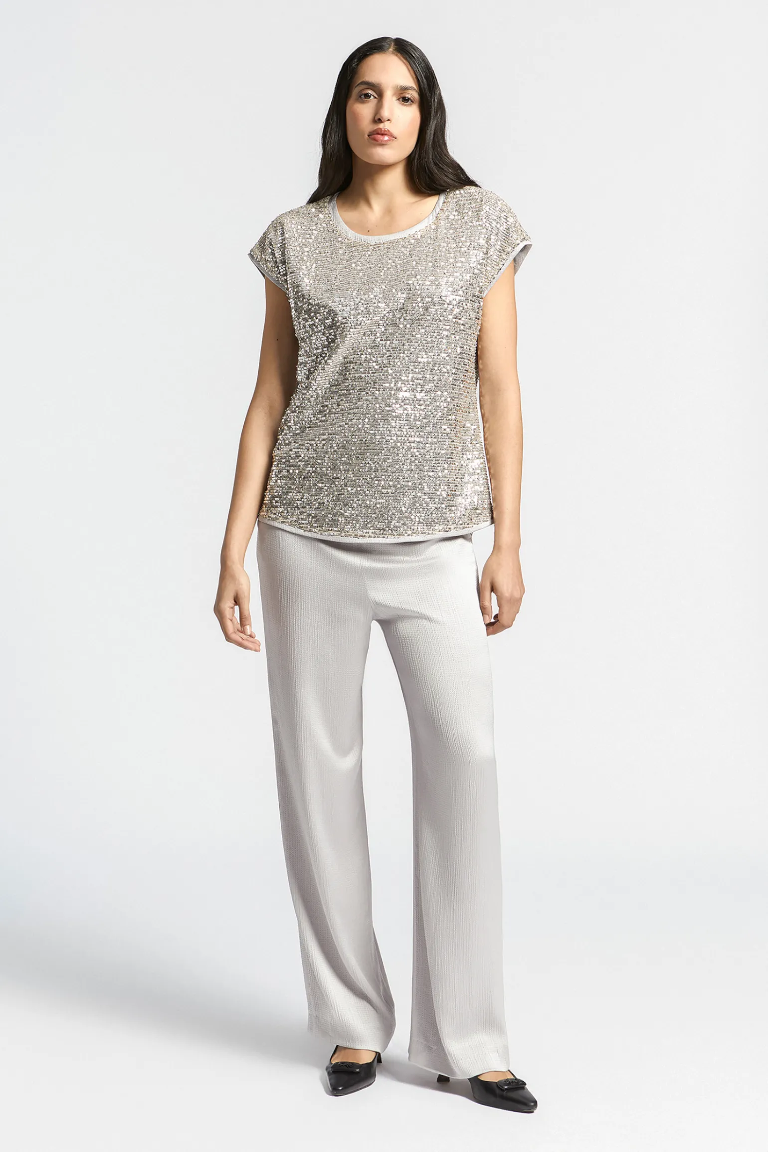 Blouse met pailletten