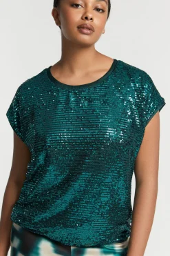 Blouse met pailletten