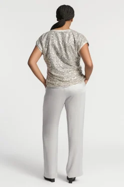 Blouse met pailletten