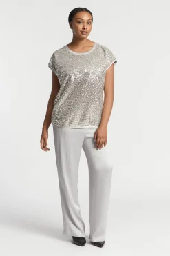 Blouse met pailletten