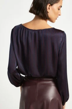 Blouse met strepen